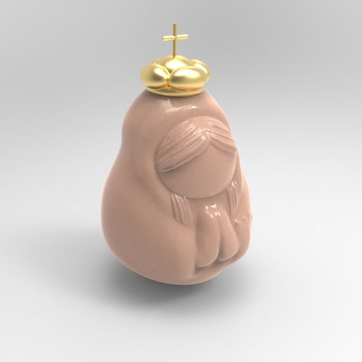 bakire Mary Tombul Aşk 3D print model - Mito3D