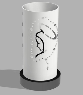virgin mary lamp pray led 3d print model - Mito3D