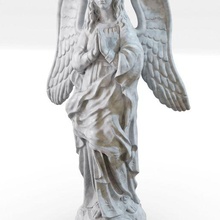 vierge calcul art sculpture religion maria 3d print model - Mito3D