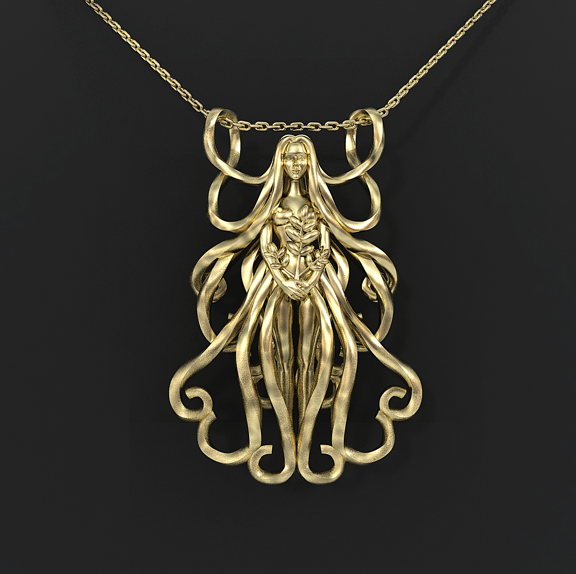 Vierge zodiaque pendentif bijoux porte clés mode horoscope signe élément symbole personnalisé conception stl 3d impression imprimé pendentifs constellation 3D print model - Mito3D