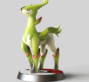 3D Imprimir Pokémon Raikou Enshi Suicune Modelo Toy, GK personalizar a cor,  três Pokémon sagrados, 1: 20,10 cm
