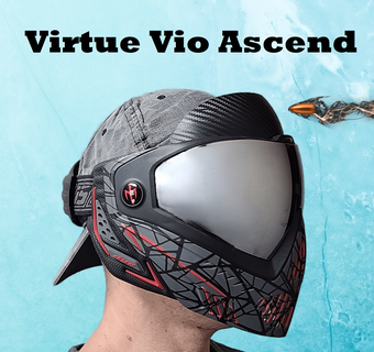 vertu vio monter face protection paintball airsoft colorant i4 masque 3d print model - Mito3D