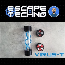 vírus-t -zumbi - jogo de escape escapegame diy faça você mesmo A impressão 3d printing3d alfawise alfawiseu20 sub-20 360 fusão fusion360 techno escapetechno zumbi t-virus vírus 3d print model - Mito3D