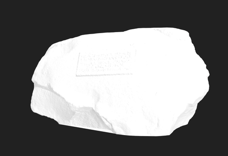 visaginas city stone Art rock 3d scan 3d print model - Mito3D