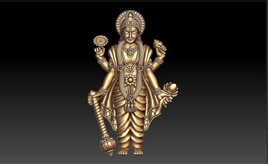 Vishnu pendente Krishna perumal narayana hari janardhana madhava govinda kesava Vaikuntha Vishvarupa Damodara ananta achyuta jagannath sridhara Shyamala trivikrama 3d print model - Mito3D