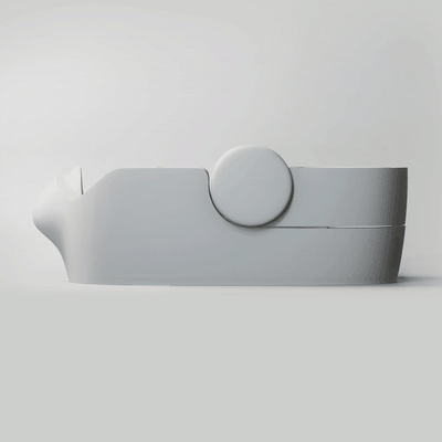 visión pro ajustable estante soporte manzana cabina frio impresión in sitio 3d print model - Mito3D