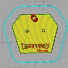 visionarios estante soporte sindar base ochentas 80s ochenta dibujos animados acción figura 3d print model - Mito3D