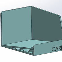 visiting card holder tool organizer 3d print model - Mito3D