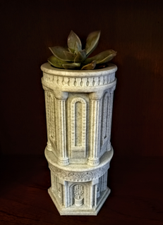 vitruvian vessel roman-inspired planter innovative drainage system  3d print model - Mito3D