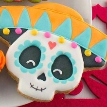 viva vida art crâne morte Mexique mexicain Halloween 3d print model - Mito3D