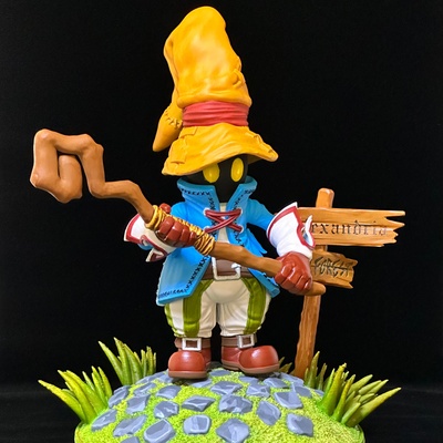 canlı ornitier hayran sanat final fantezi ix oyun siyah büyücü ffix fftactics karakter şekil oyuncak minyatür minis rpg ff9 3d print model - Mito3D