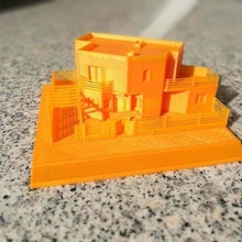 Lebensort ungewohnt befestigt Architektur arquitectura casa Haus Gebäudestrukturen 3d print model - Mito3D