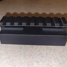 vixen dovetail mount picatinny mole rail gadget sight view finder 3d print model - Mito3D