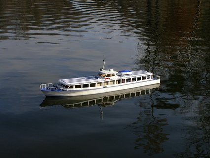 ônibus turístico rc navio 1 32 boat barco rádio controle 3d print model - Mito3D
