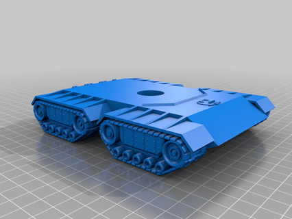 vk-545 prototype heavy tank 3d print model - Mito3D