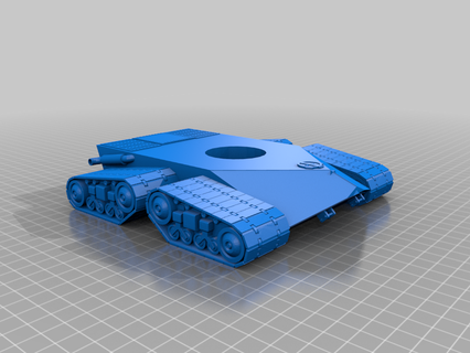 vk-707 tiger shark heavy tank 3d printing 3d print model - Mito3D