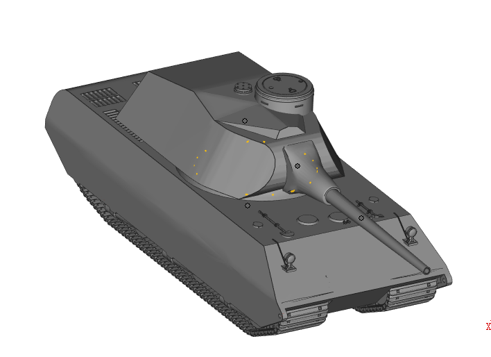 vk 10001 p super heavy german tank stl world tanks model 3D print model - Mito3D