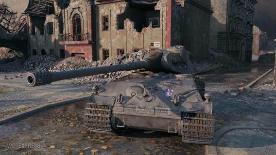 vk 7501 wot Panzer Militär Fahrzeug ifv Modell Krieg poly Einzelheiten bmp Welt 3d print model - Mito3D