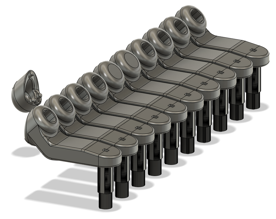 vkb nxt gladiator evo omni grip throttle pack stick joystick joy 3D print model - Mito3D