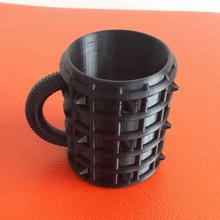 vkg-cup verschiedene gut Kunst Becher cup 3d print model - Mito3D