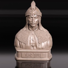 Vlad empaleur tepes 3d stl dossiers imprimantes art Dracula vampire slt modèle impression 3d print model - Mito3D