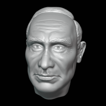 vladimir putin head detailed 3d printable president leader statue portrait sculpture sculptures figure decoration decor person face print 3dprint print3d figurines 3d print model - Mito3D