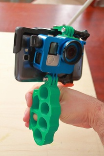 vlogging Adapter gopro Held Android Kamera montieren billig 3 4 ios iPhone Knöchel Samsung Selfie vlog 3d print model - Mito3D