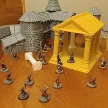 vmt - temple du village jeu jouet wargaming vase mode terain de rpg un rôle pathfinder d&d 3d print model - Mito3D