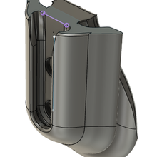 Leere tragen stabilisiert Paddel Halfter Clip Pistole Gewehr 3d print model - Mito3D