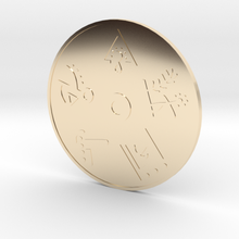 vok altın disk canavar savaşlar transformatörler 3d print model - Mito3D