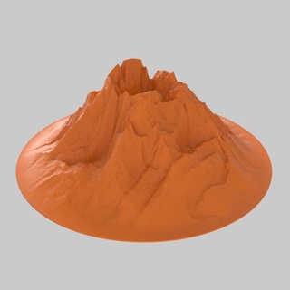 volcano landscape 2 mountain terrain landscape art mountain game mountain model peak mountain everest volcano  3d print model - Mito3D