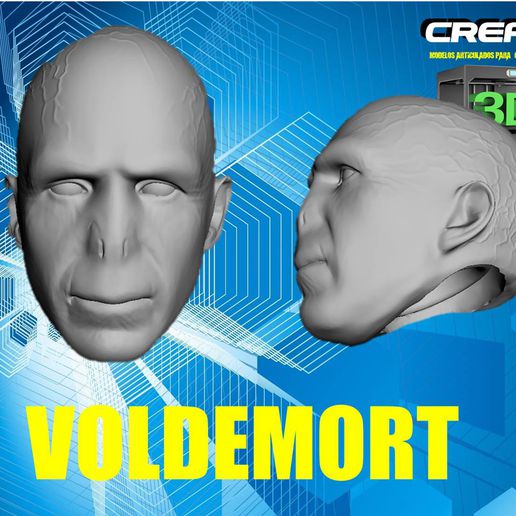 voldemort art figure 3D print model - Mito3D