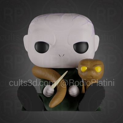 voldemort funko harry töpfer kunst schlange herr abonnieren heftiger widerstand 3d print model - Mito3D