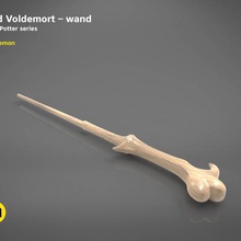 voldemort wand harry potter films 3d print model various cosplay costume games toys harrypotter hermione hogwarts magician marvolo other riddle ron rowling tom wizard 3d print model - Mito3D