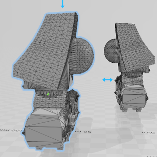 volkite culverin contempt game 40k contemptor space marines 3D print model - Mito3D