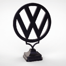 Volkswagen 3d logo Arte coche vehiculo modelo tunin conductor deriva marca accesorios automotor decoración 3d print model - Mito3D