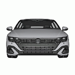 Volkswagen Arteon süper araba Oto arabalar motor sporları SUV 39 lar trafik polis geçitler ralli Sedanlar ayarlama derbi yarışlar prototip 3d print model - Mito3D