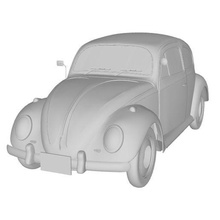 Volkswagen besouro 3d print model - Mito3D