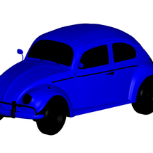 Volkswagen böcek 3d print model - Mito3D