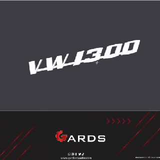 volkswagen scarabeo 1300 emblema vw classico Vintage logo macchina 3d macchine carrelli 3d print model - Mito3D