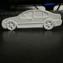 Volkswagen bora Jetta deco llavero agujero 3d print model - Mito3D