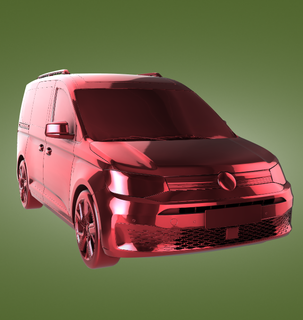 Volkswagen Caddie 2022 vw Automobil Wagen Fahrzeug Rallye Rennen Sport Derby Turbo Geschwindigkeit 3d print model - Mito3D
