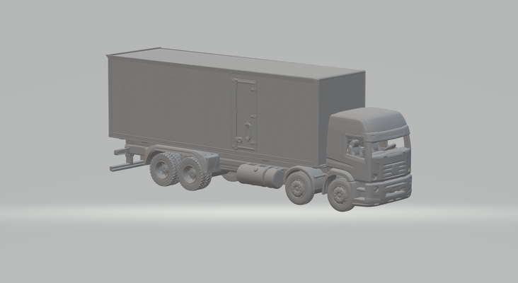volkswagen takımyıldızı 8x4 kutu oyun kamyon tanıtım videosu 1 87 tren h0 ho slotcar döküm sıcak tekerlekler rc rcmodel yuva araba minyatür 3d print model - Mito3D