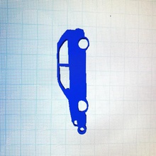 volkswagen goal key ring art 3d print model - Mito3D
