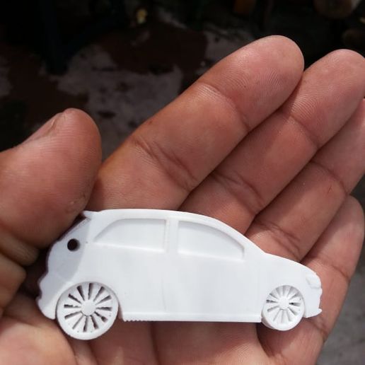 volkswagen gol trend vw keychain key ring ball fitito chain auto cars original car art 3D print model - Mito3D