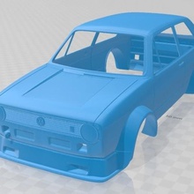 volkswagen golf mk1 race cup printable body car game slot scalextric tamiya rc radio hobby control shell miniz crawler drift 1-10 1-14 1-18 1-24 1-32 3d print model - Mito3D