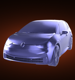 volkswagen id3 vw voiture véhicule rallier course sports Derby turbo vitesse 3d print model - Mito3D