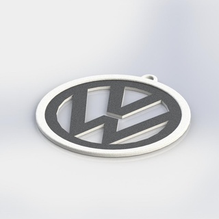 Volkswagen llave cadena chai n ri ng coche vehiculo audi mercedes 3d print model - Mito3D