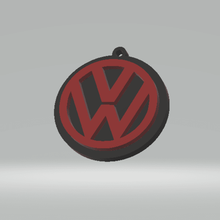 Volkswagen chave anel carro chaveiro 3d print model - Mito3D