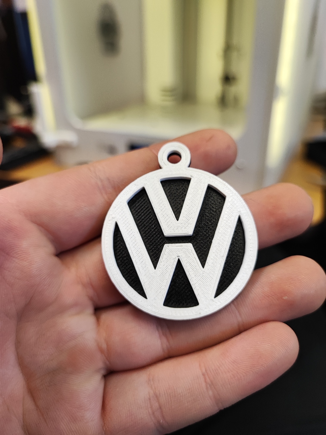 Volkswagen anahtarlık neyin içinde 3D print model - Mito3D